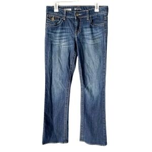 Kut From The Kloth Jeans Women's 6 Natalie Pocket Flap Stitched Bootcut